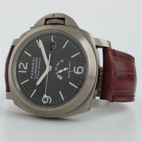 panerai luminor power reserve tobacco dial|Panerai Luminor.